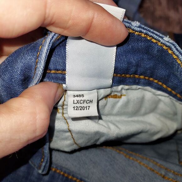 Aeropostale Light Blue Distressed Jean Shorts - Picture 5 of 14